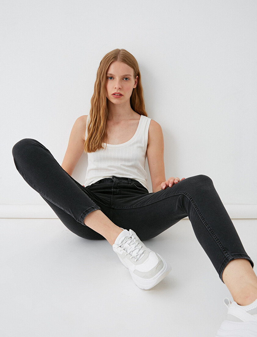 Yüksek Bel Skinny Carmen Jean