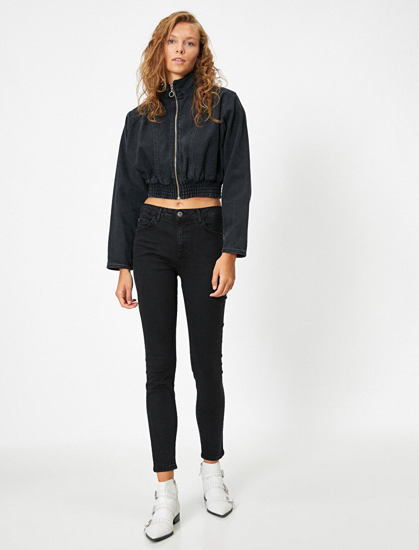 Yüksek Bel Skinny Jean