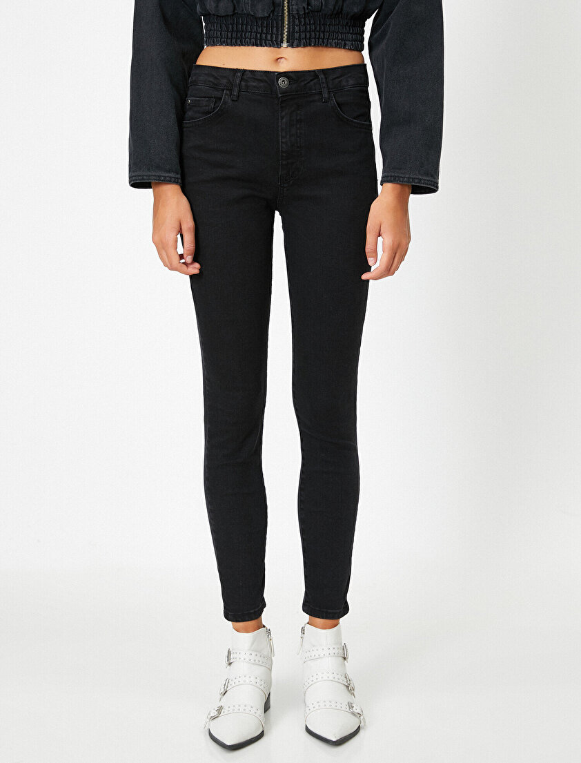 Yüksek Bel Skinny Jean