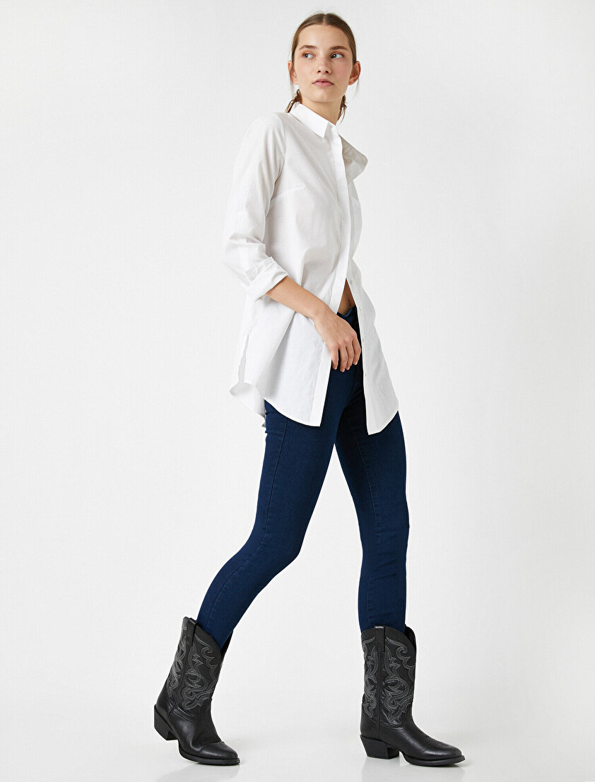 Yüksek Bel Skinny Carmen Jean