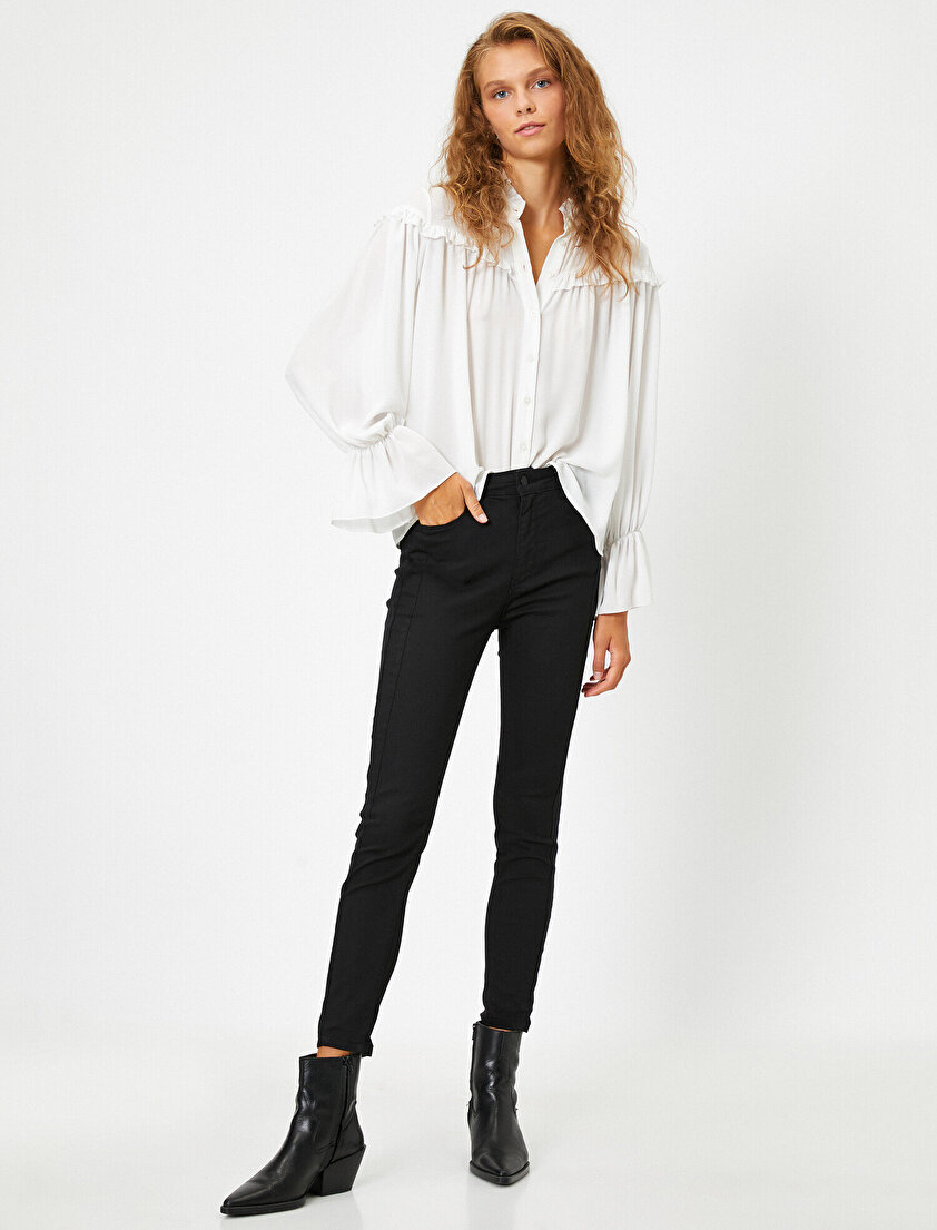 Slim Fit Normal Bel Jean Pantolon