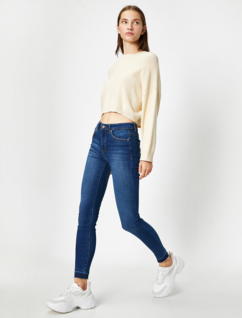 Yüksek Bel Skinny Jean
