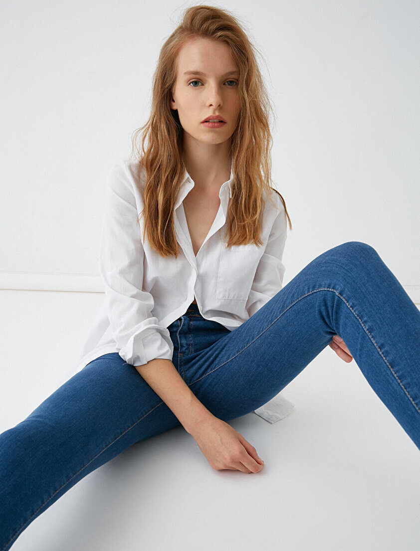 Yüksek Bel Skinny Carmen Jeans