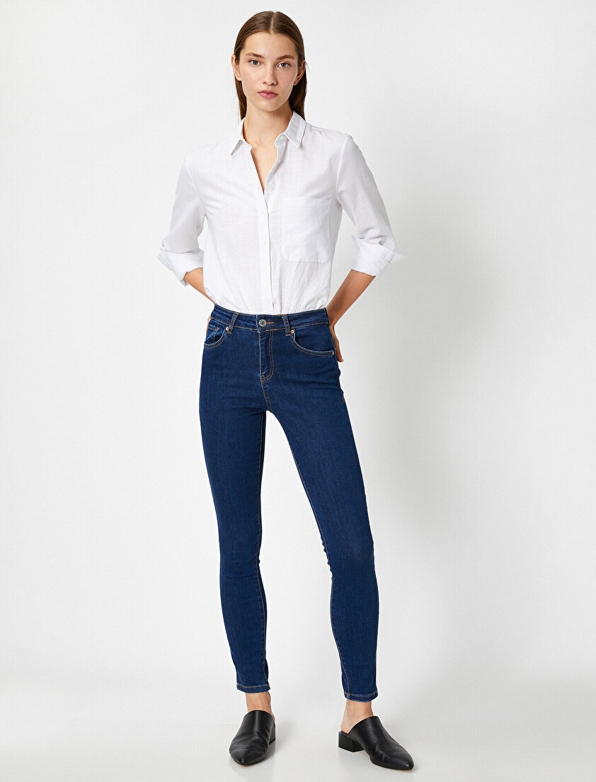 Yüksek Bel Skinny Carmen Jeans