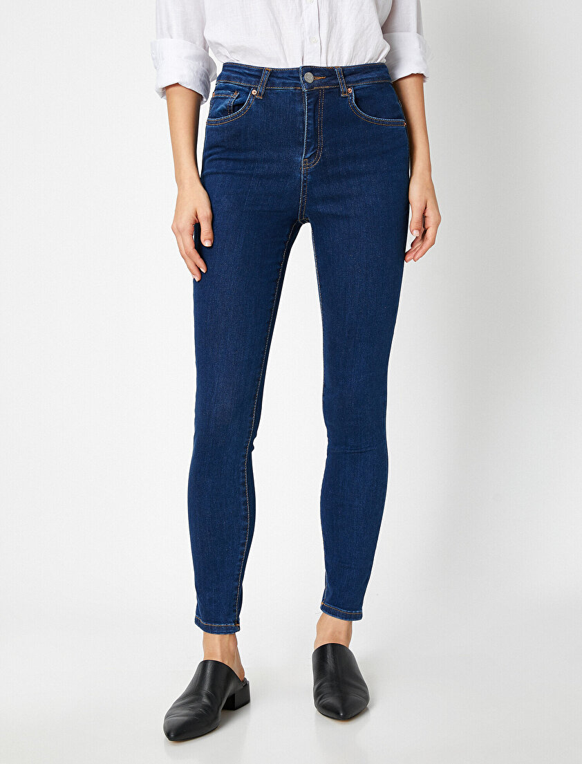 Yüksek Bel Skinny Carmen Jeans
