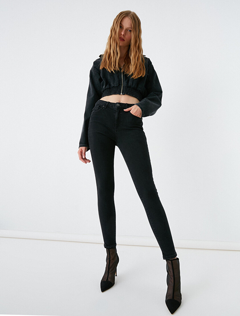 Yüksek Bel Skinny Carmen Jean