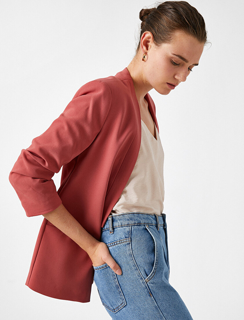 3/4 Kollu Blazer Ceket
