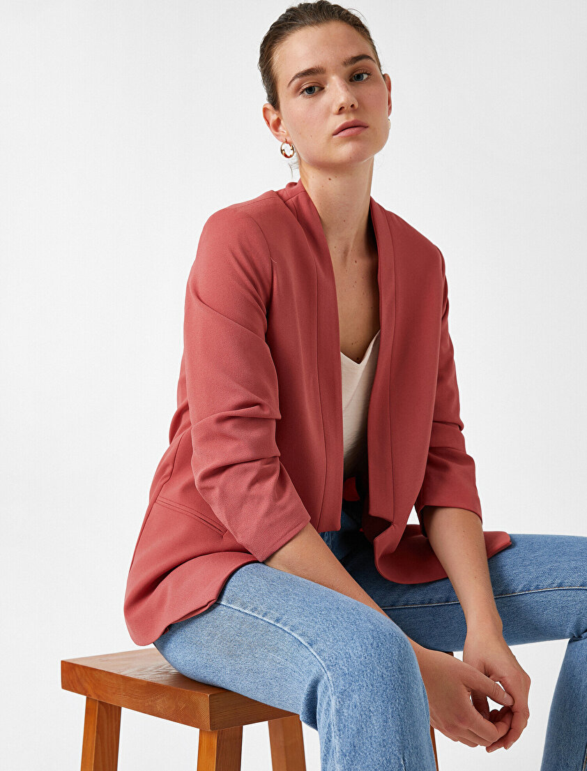 3/4 Kollu Blazer Ceket