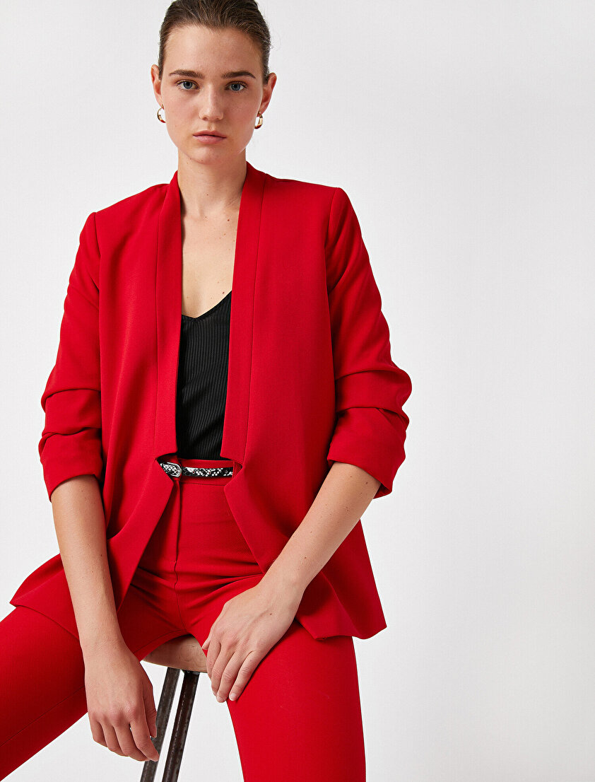 3/4 Kollu Blazer Ceket