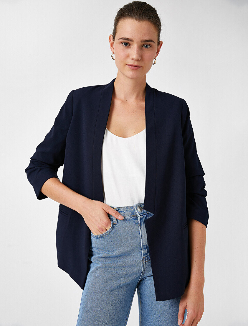 3/4 Kollu Blazer Ceket