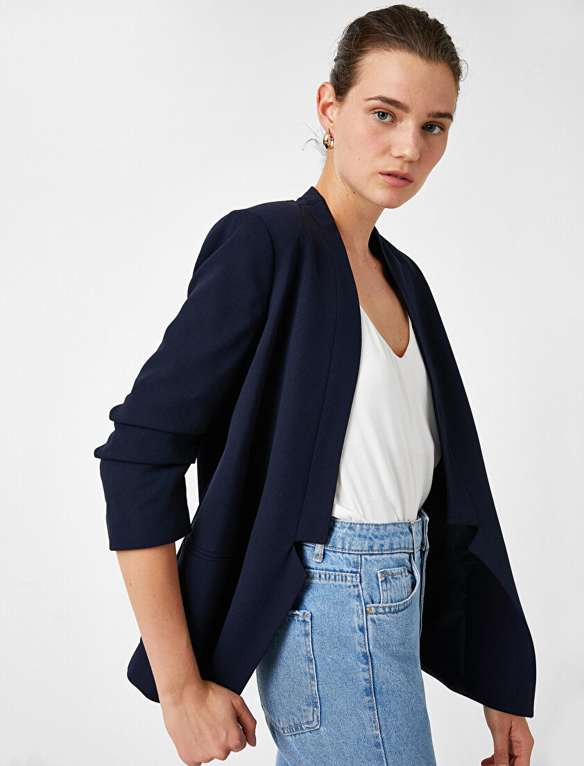 3/4 Kollu Blazer Ceket