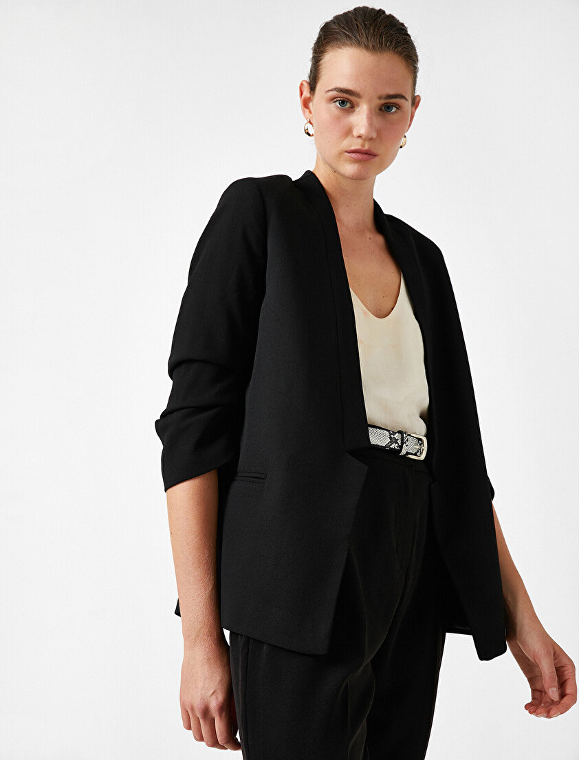 3/4 Kollu Blazer Ceket