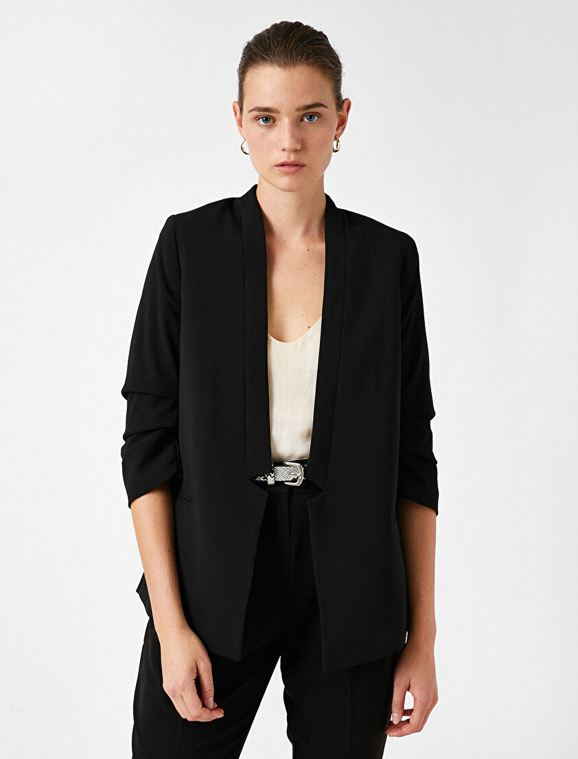 3/4 Kollu Blazer Ceket