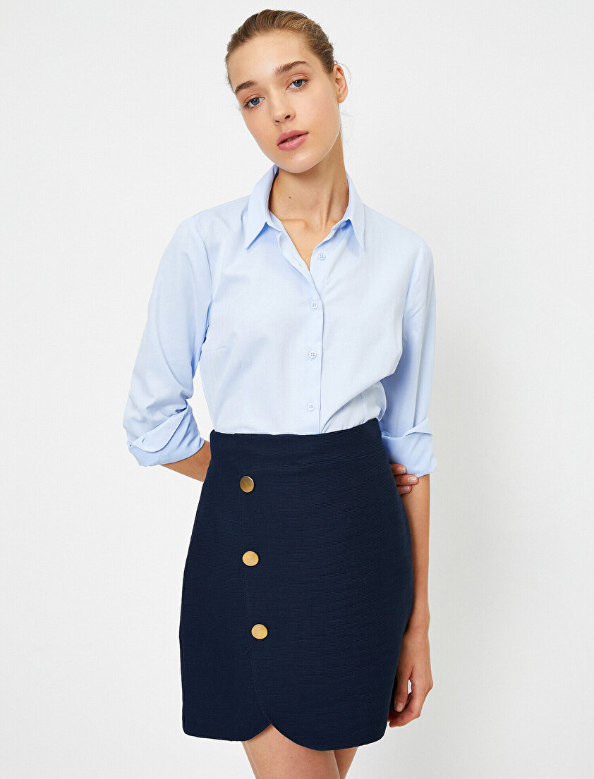 Uzun Kollu Basic Gömlek