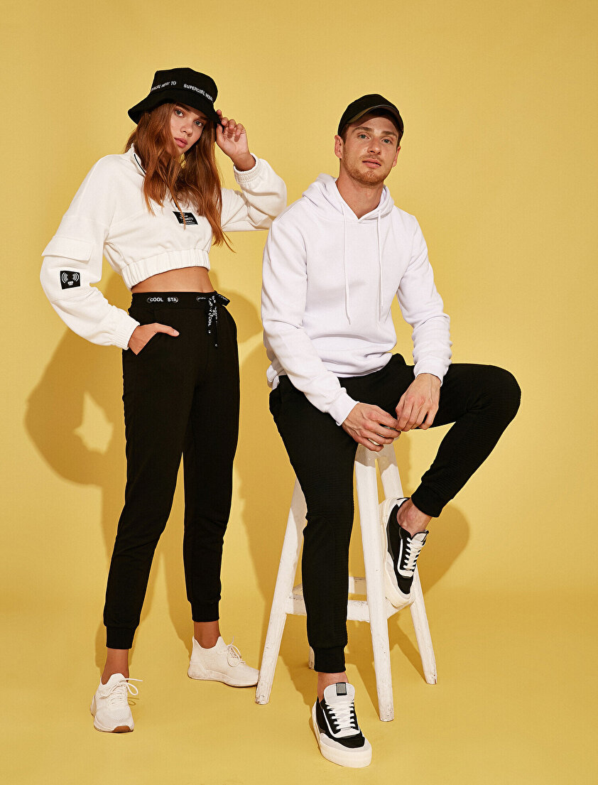 Beli Bağlamalı Cepli Jogger Fit Eşofman Altı