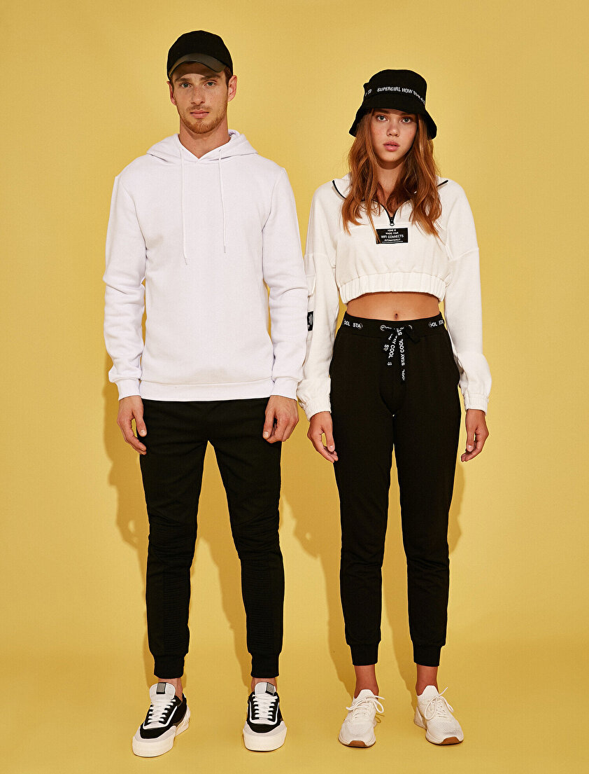 Beli Bağlamalı Cepli Jogger Fit Eşofman Altı