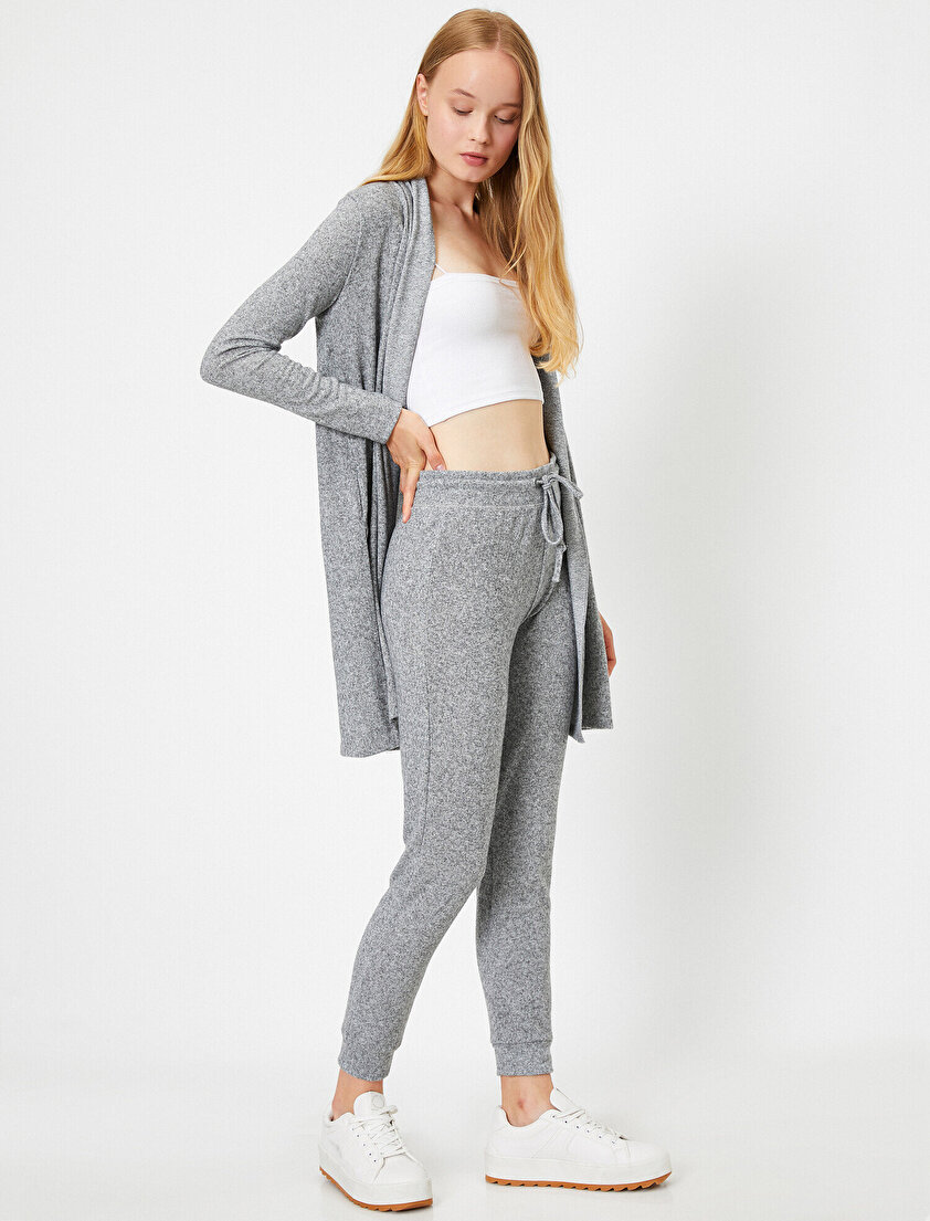 Beli Bağcıklı Jogger Eşofman Altı