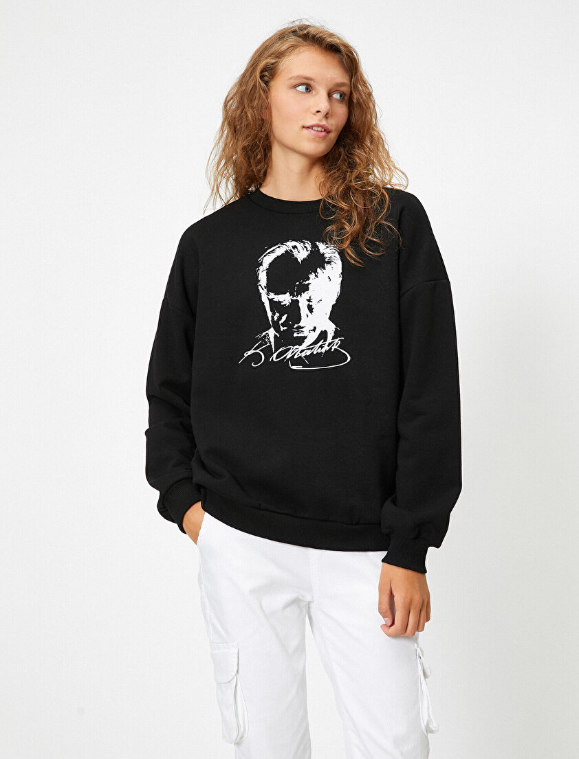 Atatürk Baskılı Sweatshirt