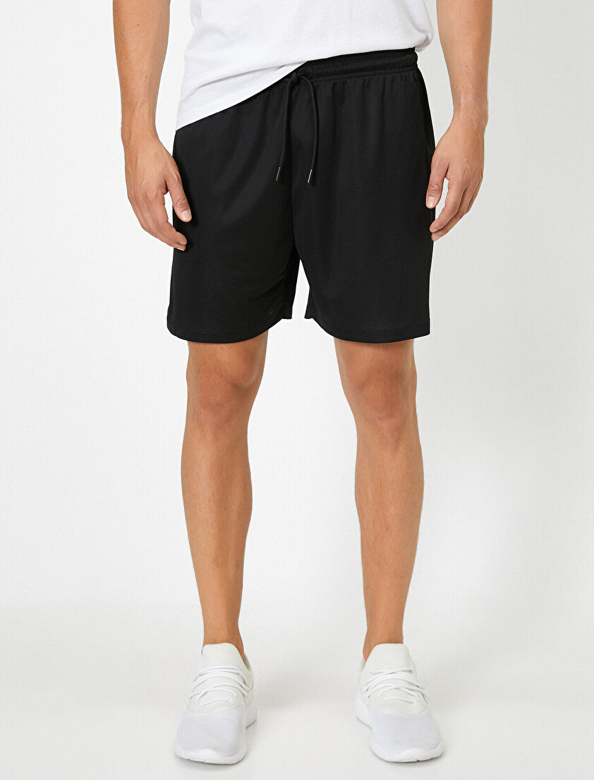 Normal Bel Cepli Basic Şort