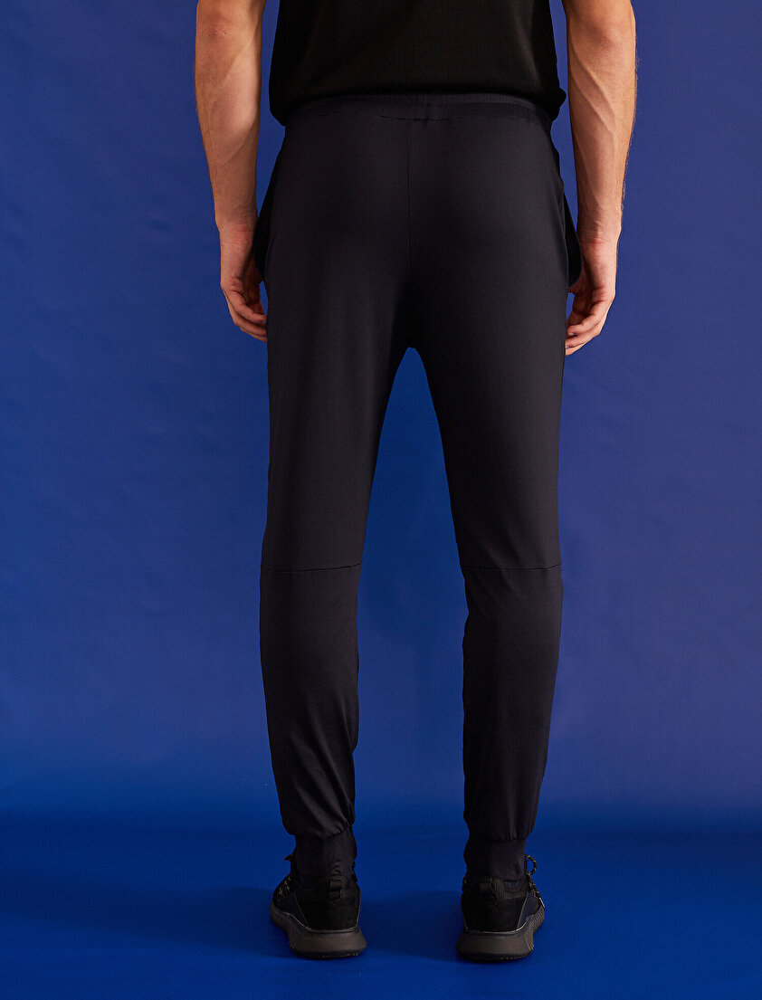 Beli Bağlamalı Jogger Fit Çift Cepli Eşofman Altı