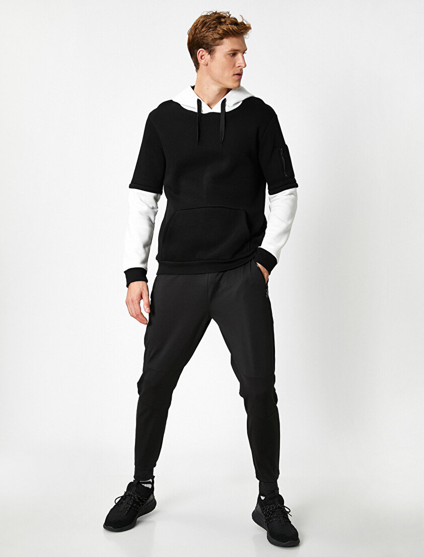 Fermuarlı Cepli Eşofman Altı