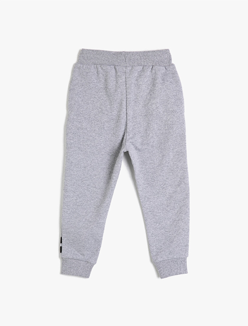 Slogan Detaylı Eşofman Altı