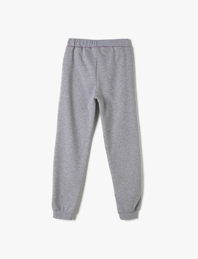 Baskılı Normal Bel Eşofman Altı