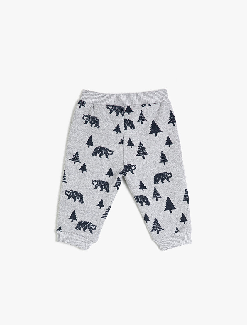 Normal Bel Baskılı Eşofman Altı