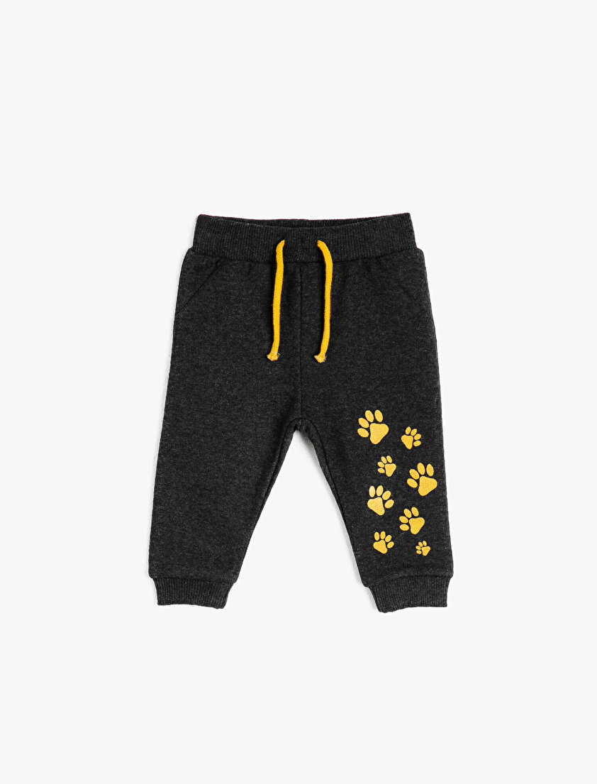 Normal Bel Baskılı Eşofman Altı