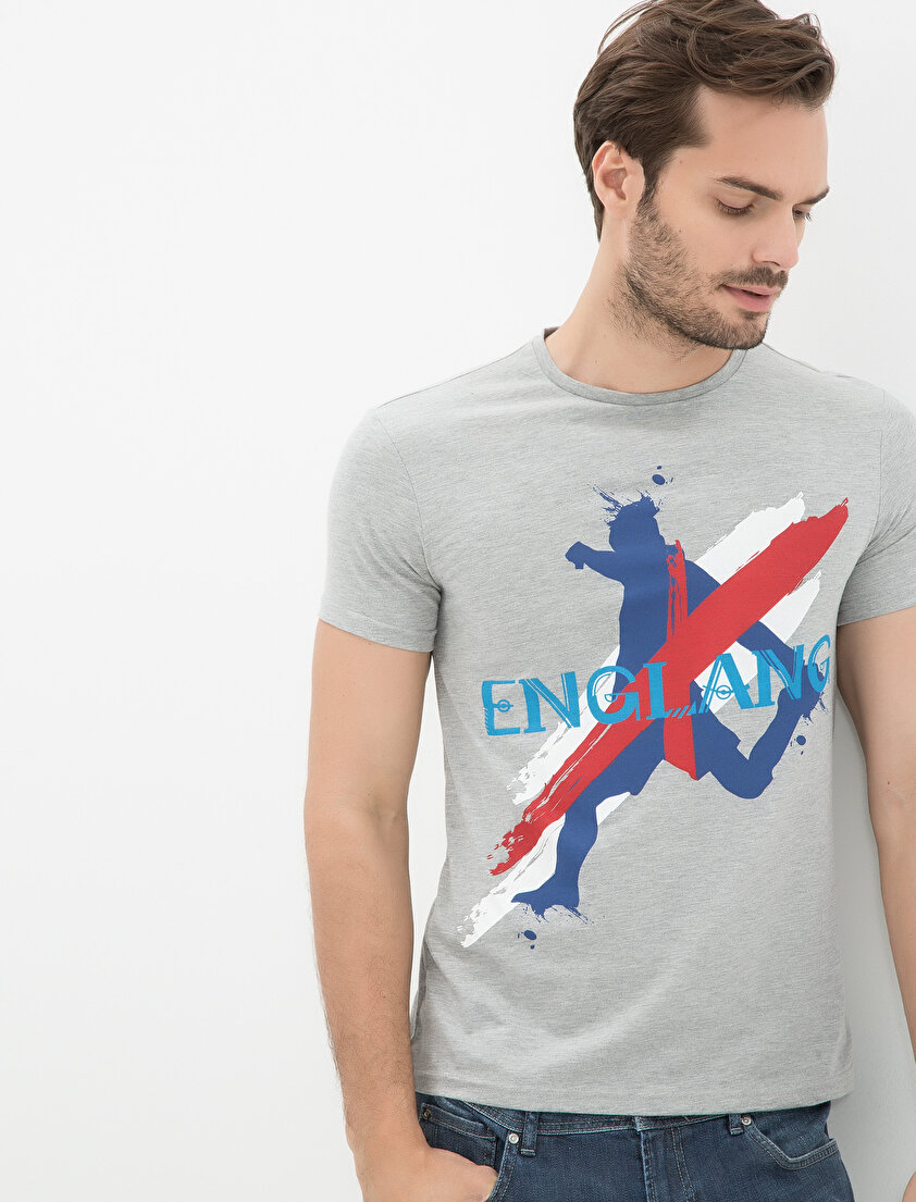 Euro 2016 Baskılı T-Shirt