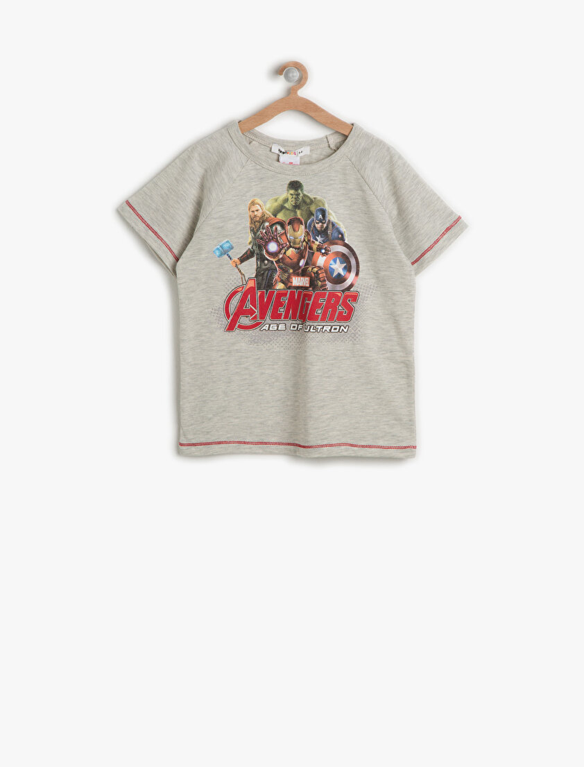 Koton Avengers Baskılı T-Shirt. 1