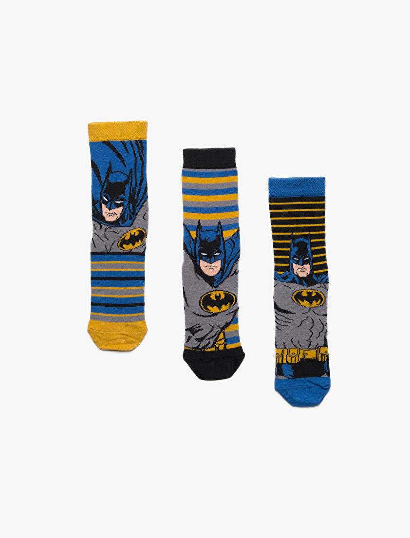 Erkek Çocuk Batman Baskılı Çorap