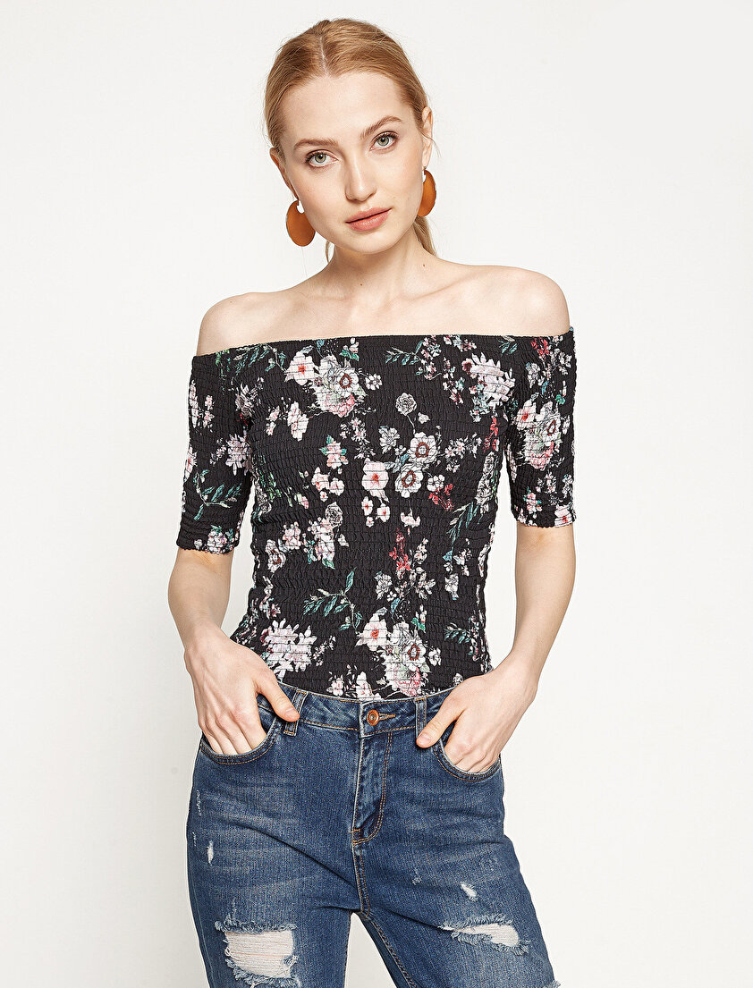 Çiçekli Bluz