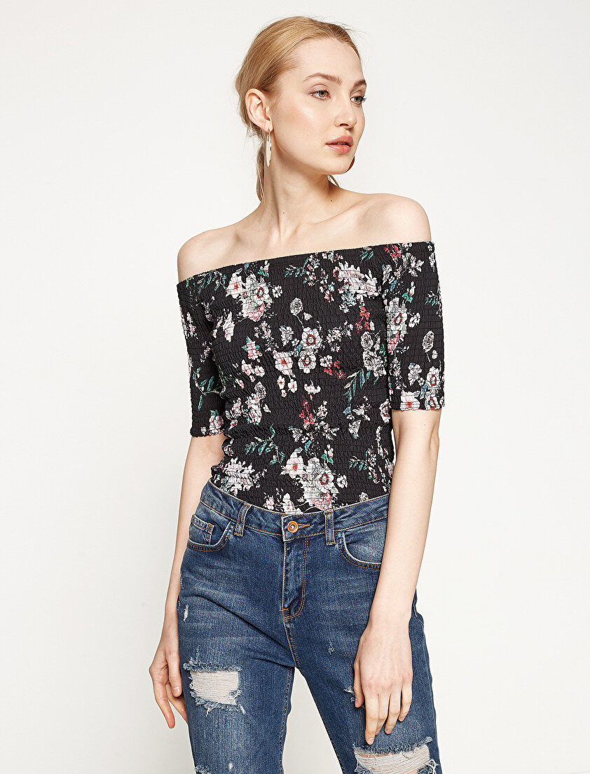 Çiçekli Bluz