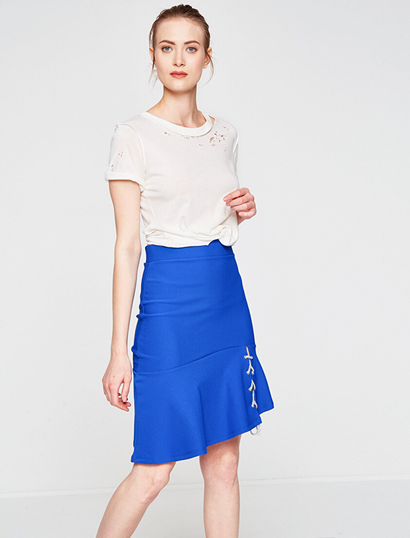 Bağcık Detaylı Etek