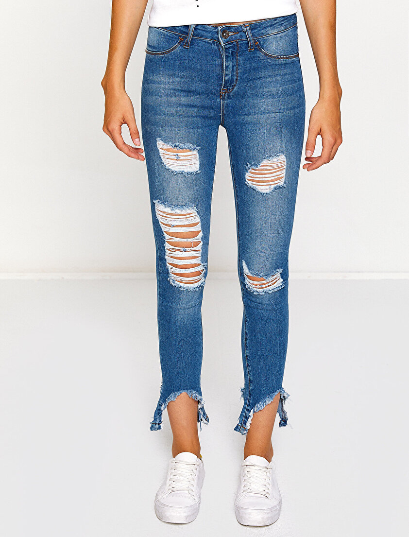 Destroyed Jean Pantolon