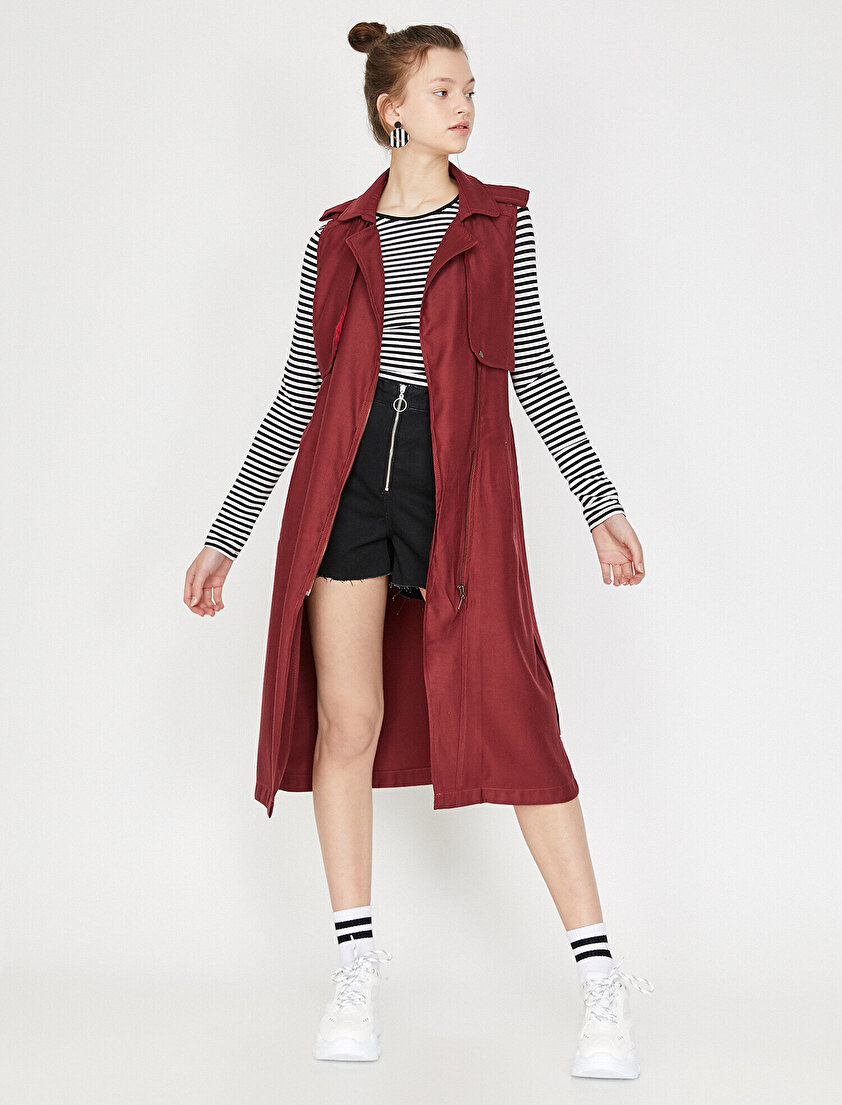 Beli Bağcıklı Yelek