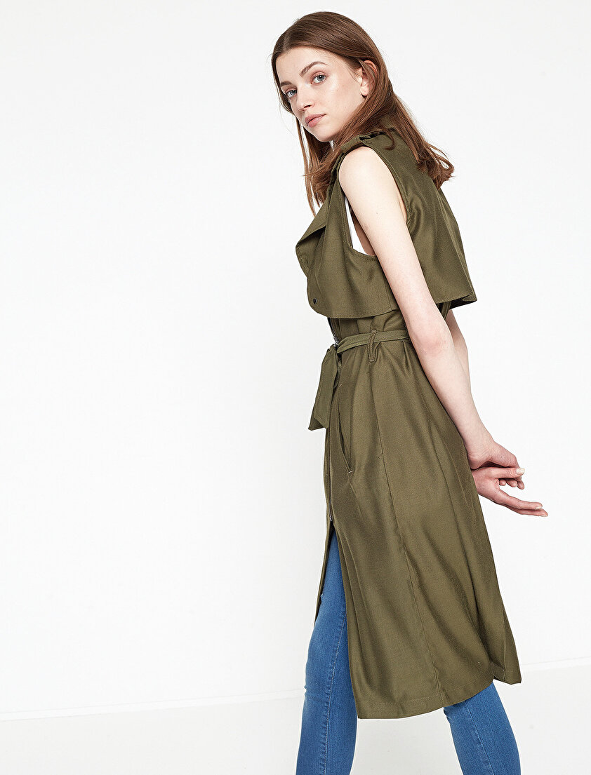 Beli Bağcıklı Yelek