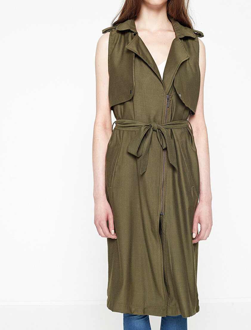 Beli Bağcıklı Yelek