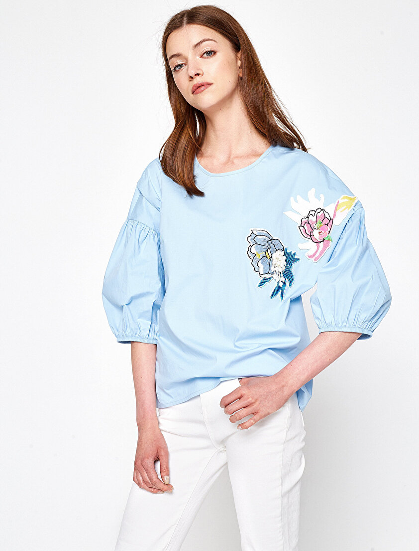 Nakış Detaylı Bluz