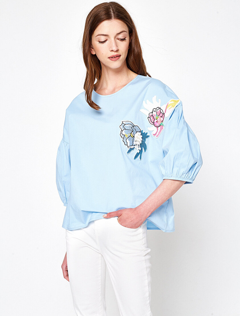 Nakış Detaylı Bluz