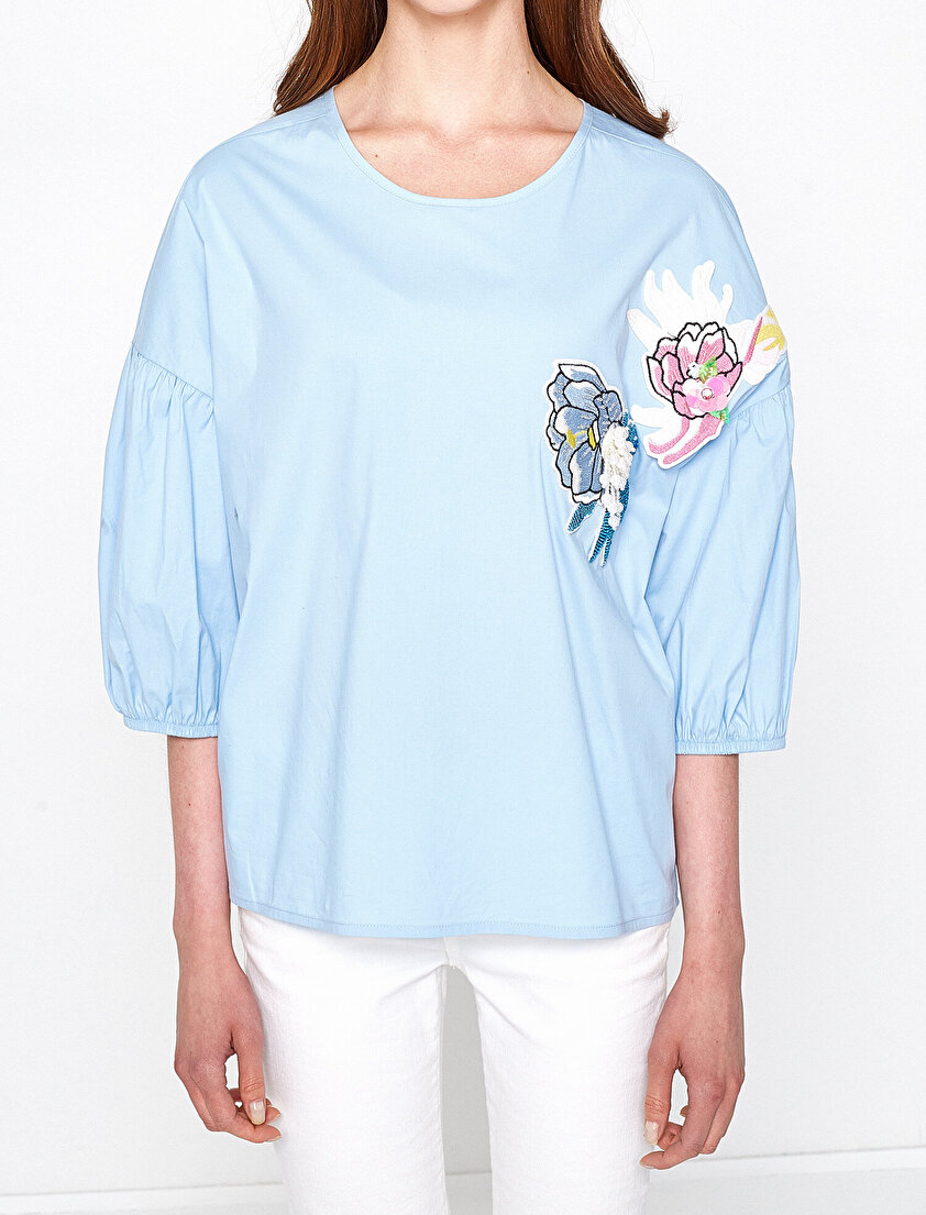 Nakış Detaylı Bluz