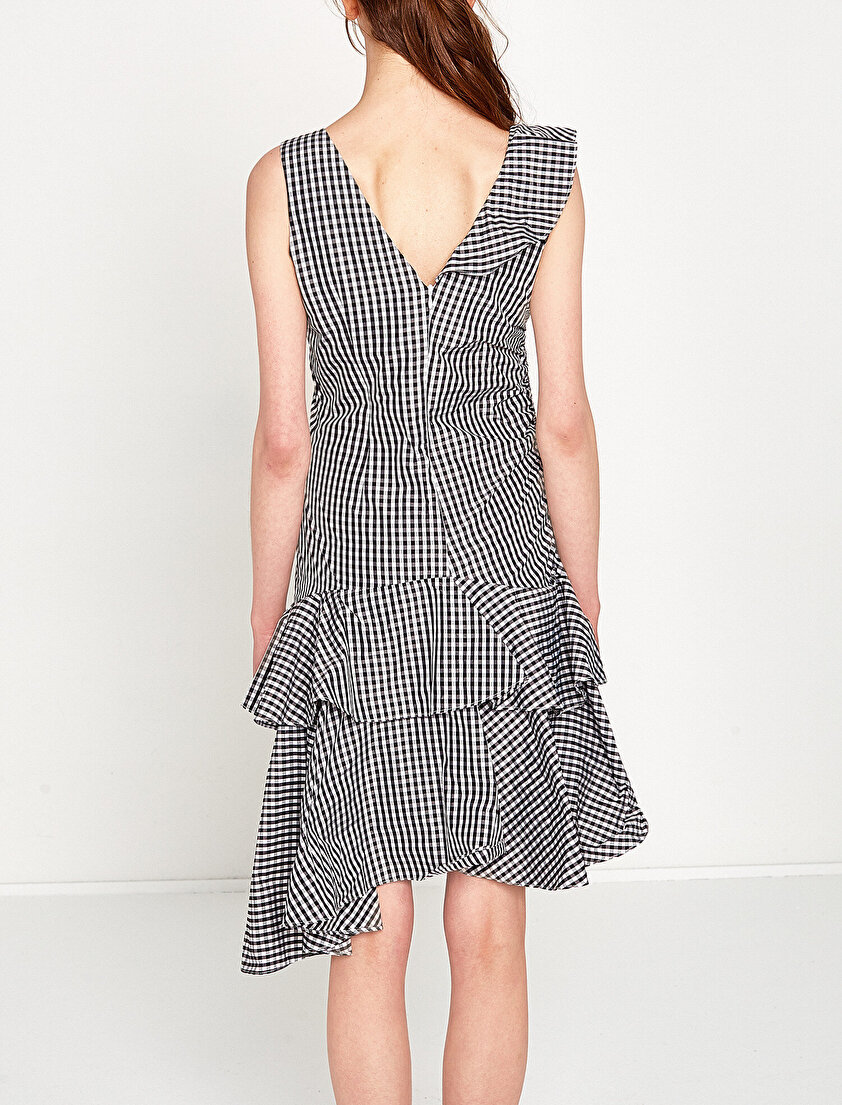 Fırfır Detaylı Elbise