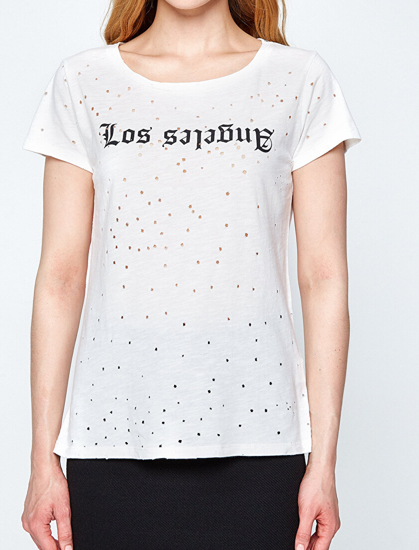 Yazılı Baskılı T-Shirt