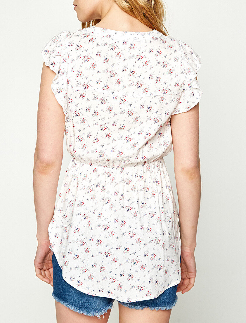 Düğme Detaylı Bluz