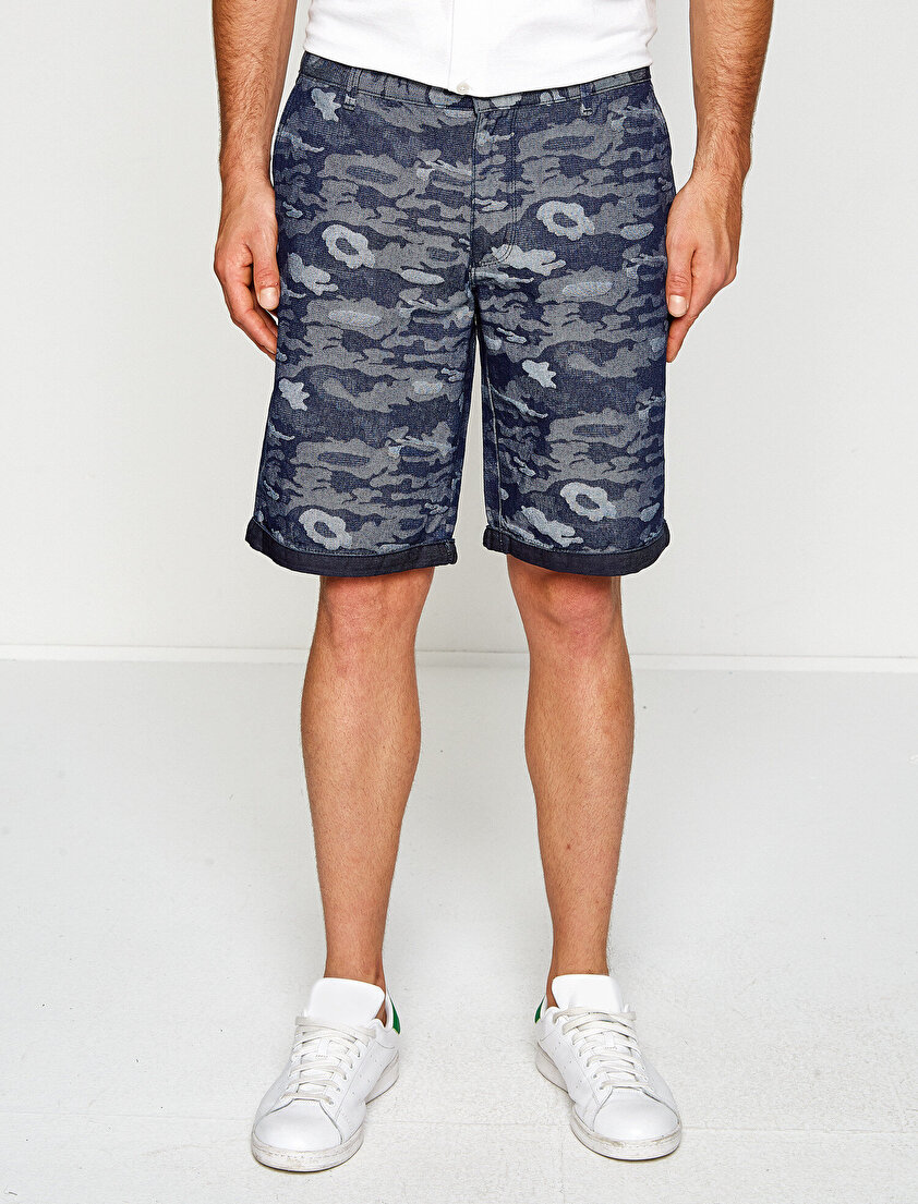 Kamuflaj Desenli Şort
