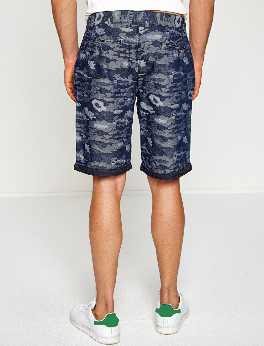 Kamuflaj Desenli Şort