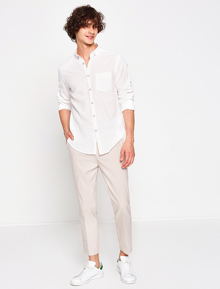 Cep Detaylı Pantolon