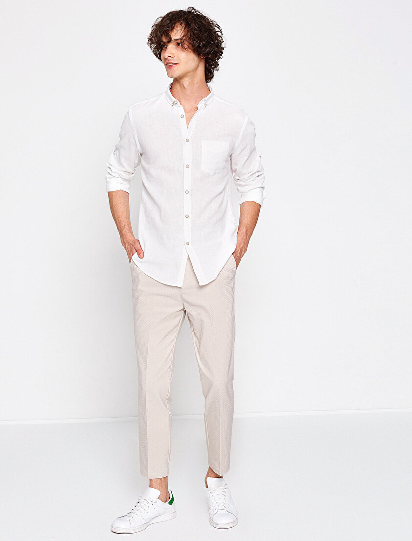 Cep Detaylı Pantolon