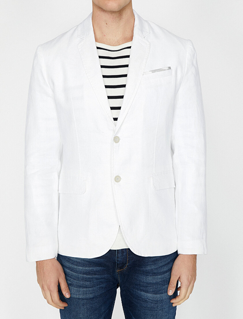 Keten Blazer Ceket